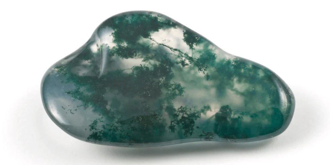 Moss Agate The Nurturing Crystal of Growth Abundance and Connection to Nature